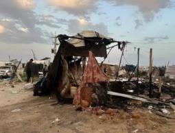 سبعة شهداء ومصابون في قصف إسرائيلي يستهدف نازحين غربي غزة