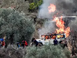 هكذا أحرق المستوطنون منازل الفلسطينيين في قرية 