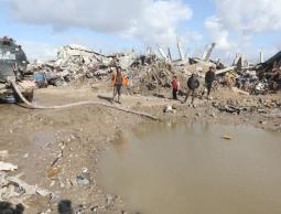 الدفاع المدني: 25 وفاة وانهيار 18 بناية سكنية بفعل المنخفضات الجوية في غزة