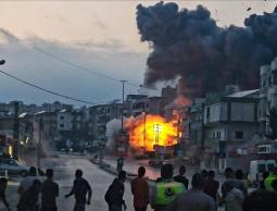 إصابات وأضرار واسعة بعد غارات إسرائيلية على محيط مخيم عين الحلوة