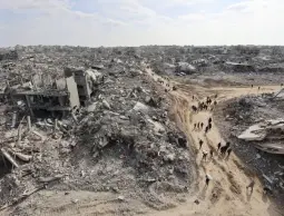 الدفاع المدني في غزة يطلق رابطًا لحصر جثامين الشهداء العالقة تحت الأنقاض