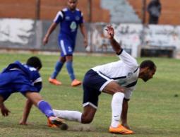 جانب من مباراة الهلال وشباب رفح