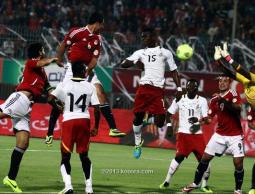 أحد المباريات السابقة لمنتخب مصر