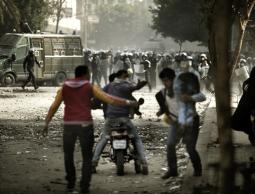 اشتباكات الأمن والمتظاهرين في مصر