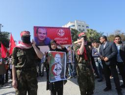 جنازة رمزية سابقة للشهيد النايف