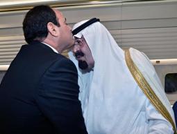 لقاء السيسي مع الراحل ملك السعودية