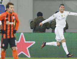 فرحة رونالدو بالهدف الأول للريال