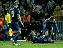 لحظة إصابة مارسيلو