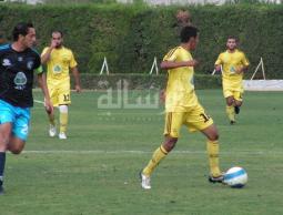 جانب من مباراة الهلال وخدمات النصيرات