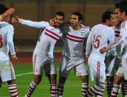 فرحة لاعبي الزمالك بالفوز