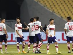 فرحة لاعبي الزمالك بالفوز