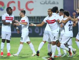 فرحة لاعبي الزمالك بالفوز