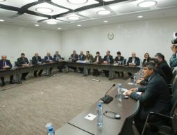 وفد المعارضة في اجتماع مع دي ميستورا (الأوروبية)