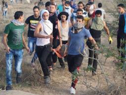  اصابة شاب برصاص الاحتلال شرق البريج