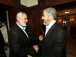 اسماعيل هنية يلتقي خالد مشعل (أرشيف)