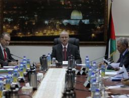 خلال اجتماع سابق لحكومة الحمد الله