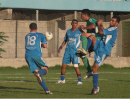 إحدى مباريات دوري غزة