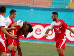 فرحة لاعبي هلال القدس بالفوز