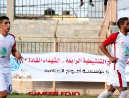 فرحة لاعبي شباب خانيونس بالفوز
