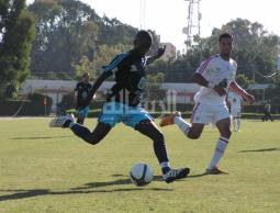 جانب من مباراة الهلال وغزة الرياضي