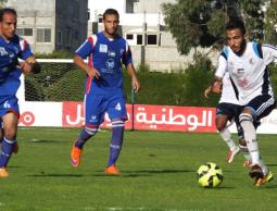 جانب من مباراة خدمات الشاطئ والهلال