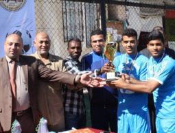 جانب من تتويج جامعة الأزهر باللقب