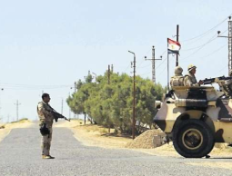 أفراد من الجيش المصرية شمال سيناء (أرشيف)