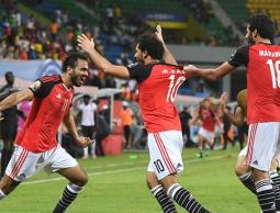 لاعبو منتخب مصر