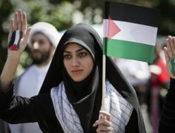 مسيرات مؤيدة للانتفاضة الفلسطينية بطهران