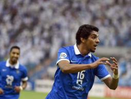 فرحة لاعب الهلال بالفوز