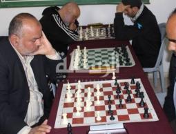 جانب من أحد مباريات الشطرنج السابقة