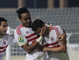 فرحة لاعبي الزمالك بالتعادل القاتل