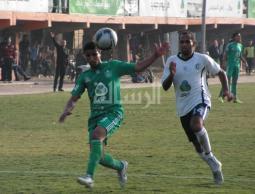 جانب من مباراة الهلال وخدمات رفح