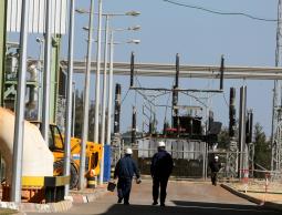 محطة توليد الكهرباء بغزة