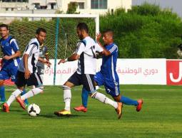 جانب من مباراة الهلال مع شباب رفح