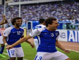 فرحة لاعبي الهلال بالفوز