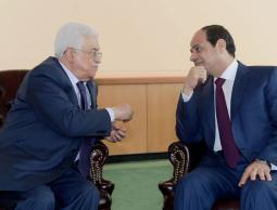 الرئيسان الفلسطيني والمصري خلال إحدى الجلسات السابقة