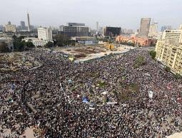 متظاهرون مصريون برابعة العدوية