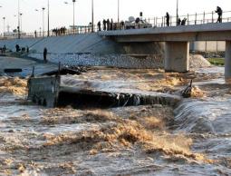 مياه الوادي بغزة (الأرشيف)