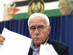 عزام الأحمد عضو اللجنة المركزية لحركة فتح (الأرشيف)