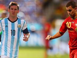 هازارد وميسي وجها لوجه