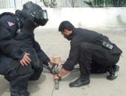 هندسة المتفجرات في الشرطة الفلسطينية بغزة