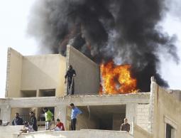 غارات على إحدى المدن السورية (الأرشيف)