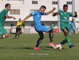 جانب من مباراة الصداقة والقادسية