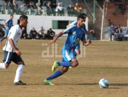 جانب من مباراة الهلال وشباب رفح