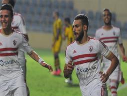 فرحة لاعبي الزمالك بالفوز