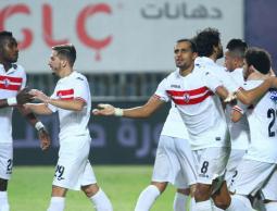 فرحة لاعبي الزمالك بالفوز