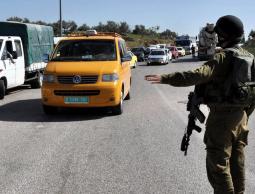 حاجز عسكري للاحتلال ببيت لحم (الأرشيف)