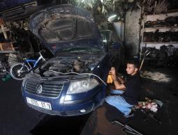 ورشة ميكانيكة بغزة (الأرشيف)