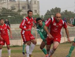 جانب من مباراة سابقة بين الشجاعية وخدمات خانيونس